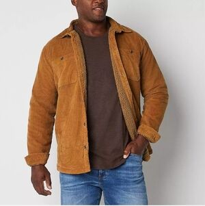 Mutual Weave Corduroy Sherpa Lined Trucker Jacket Size XL NWT